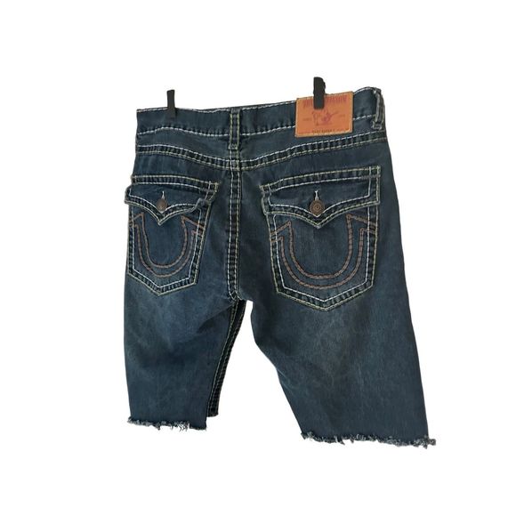True Religion Other - True Religion Ricky Super T Frayed Shorts Size 4”